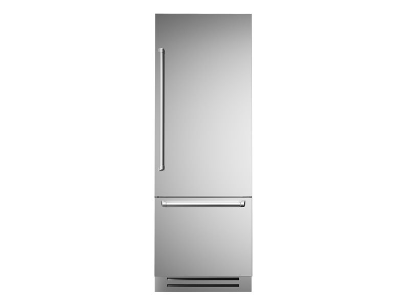 75 cm frigorifero ad incasso, panel installed apertura lato destro | Bertazzoni - Acciaio inox
